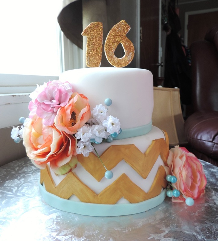 Girls 16 birthday cake